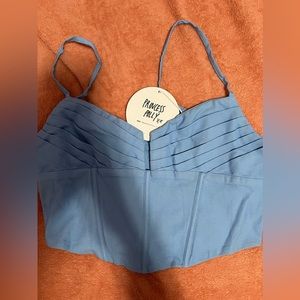 NWT Princess Polly Joyra Blue Tank